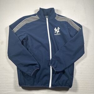 New York Yankees Jacket Men’s Medium Blue Full Zip
